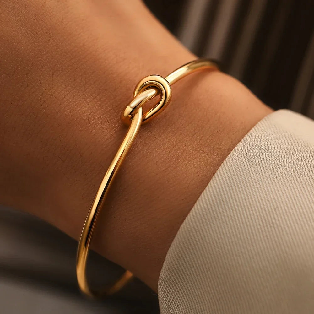 Woven Stainless Steel Cuff – Unisex