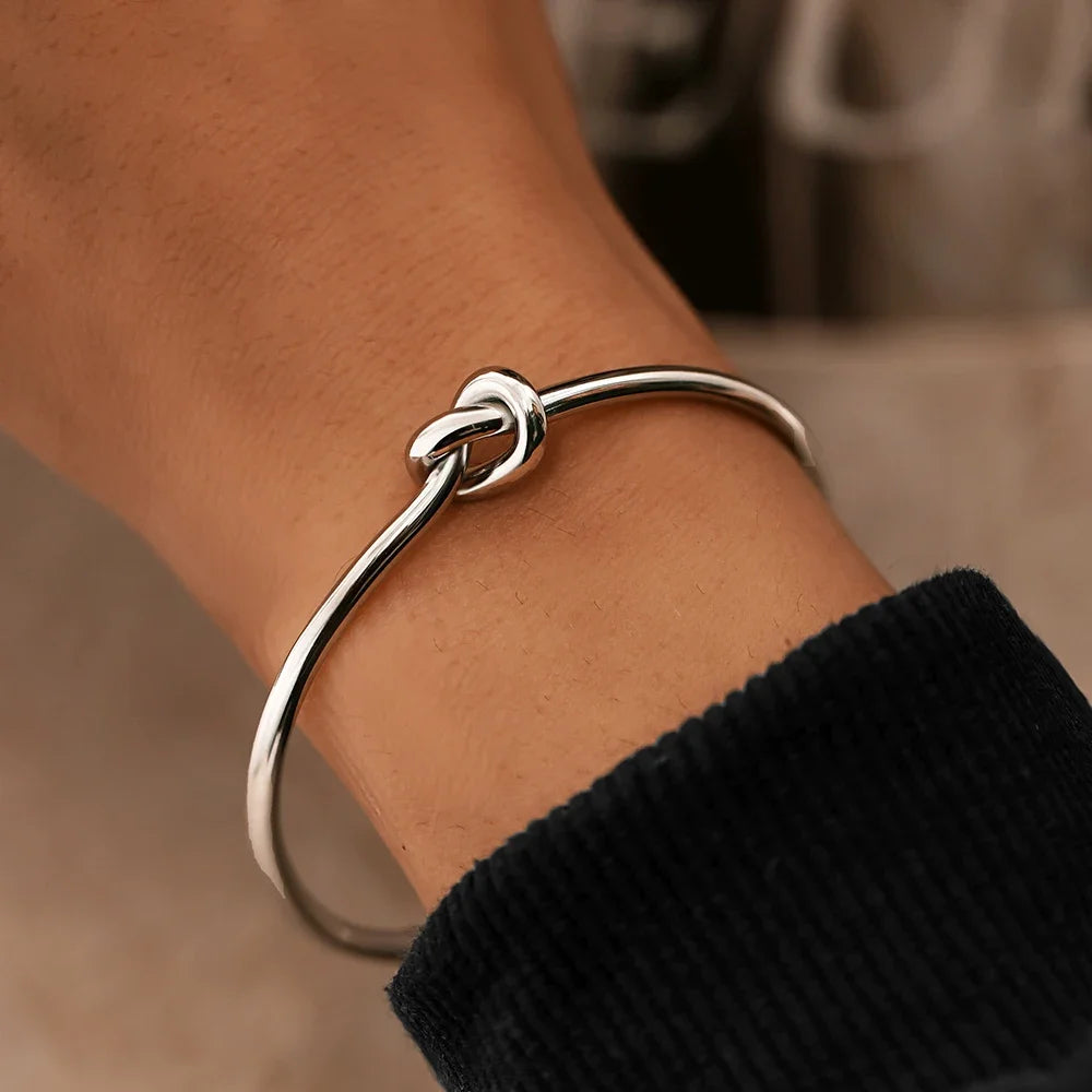 Woven Stainless Steel Cuff – Unisex
